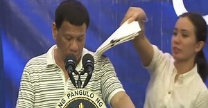 Spy cockroach! Philippine President Rodrigo Duterte jokes that bug is from opposition - Watch