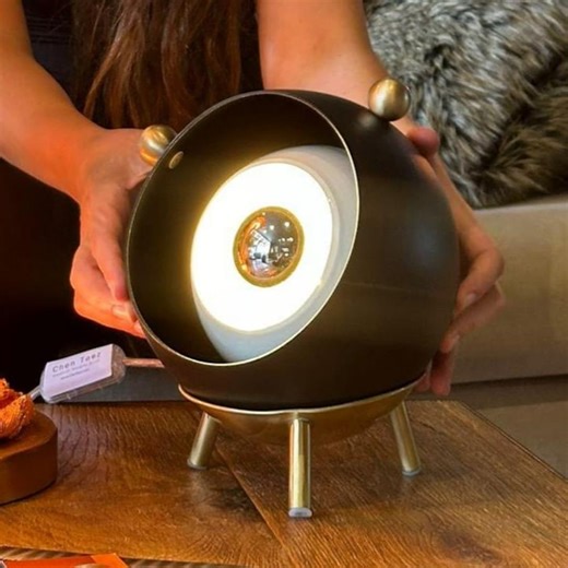 Black and Gold Iconic Table Lamp - Etsy