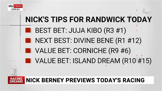 2.4K views · 18 reactions | Racing NSW's Nick Berney provides his top tips for Royal Randwick on Saturday. | Sky News Australia | Facebook