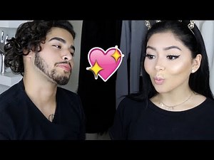 Boyfriend Does My Makeup Challenge | Daisy Marquez