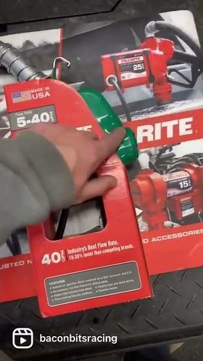 Save time and fuel with a high flow automatic shutoff nozzle from @fill_rite #fillritepumps #redpump