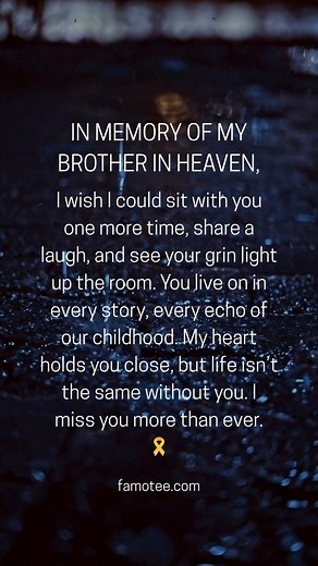 My Brother in Heaven, you are the reason my heart still beats with love 💙🥺 | My Brother in Heaven