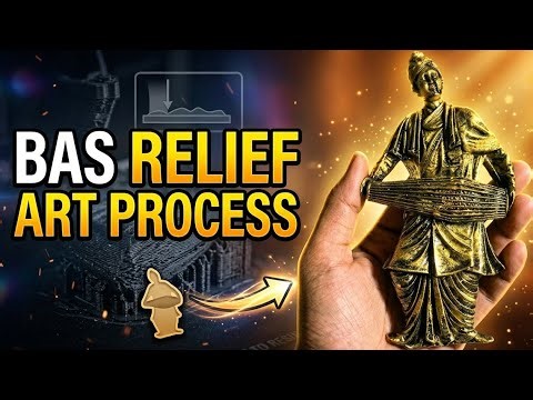 From 3D Print to Resin Bas Relief Art – Full Process