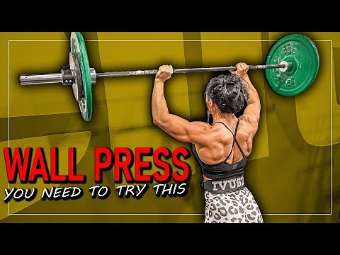 Wall Press Great for Shoulder Development (Very Safe on Shoulders)