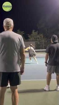 Doubles movement is everything — if you're not moving together, you're leaving gaps.