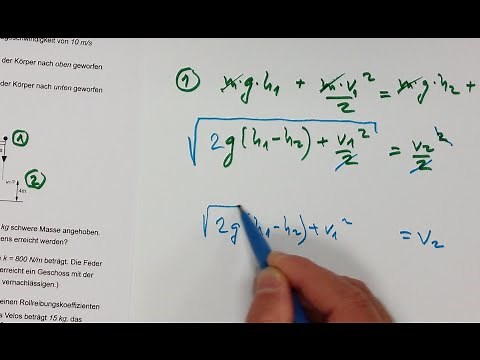 ** Prüfungsaufgaben Mechanik I