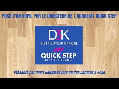 Pose d'un vinyl flex Quick Step