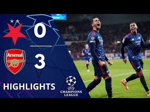 Arsenal vs Slavia Prague (3-0) | UEFA Champions League 25/26 - Highlights
