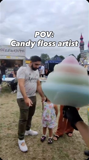 Cloud Nine®️ Candy Floss Art on Instagram: "POV: Candy floss artist"