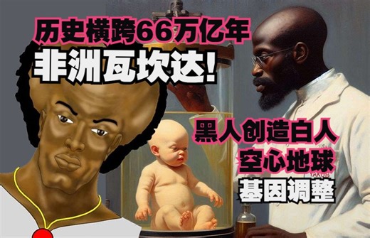 史上最逆天伪史论：黑人创造白人、基因工程、空心地球、星际旅行、黑人至上主义、接肢葛瑞克、高达Seed第三季