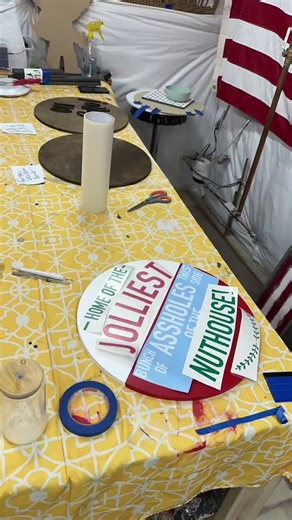 “🚨 LAST ONE ALERT! 🚨 This 18” x 1/2” ‘Jolliest Bunch of Assholes’ door hanger is the ultimate holiday showstopper — and it’s the VERY last one in stock! If you want hilarious Christmas vibes on your door this season, you better snag it NOW… because once it’s gone, it’s GONE!” we get all of our wood blanks @Borowood #christmas #xmas #craft #movie #gifts