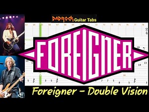 Double Vision - Foreigner - Guitar + Bass TABS Lesson