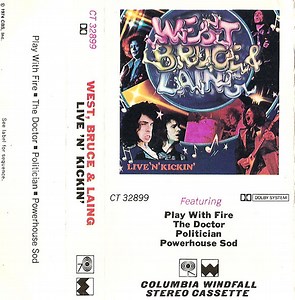 West, Bruce & Laing - Live 'N' Kickin'