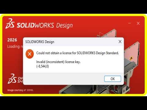 Invalid License Key Error -8,544,0 Fixed. Quick Working Solution!!
