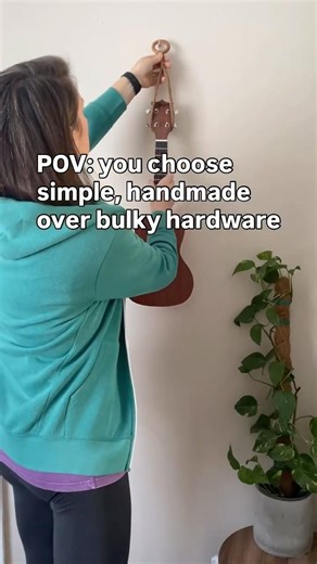Choosing Simple & Handmade #ukulele #storagesolutions #shopsmallbusiness