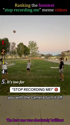 Ranking the funniest “stop recording me” meme videos 😭📹 which one wins? #ranking #memes #fyp