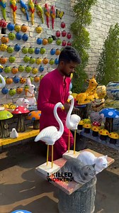 2.3K views · 11 reactions | From Mold to Deer: The Cement Craft! ️ #howitsmade #sculptureart #diy #statueofunity #cementcraft #artcreation #sculpture #process #creativecrafts #deer #statue #handmadeart | Skilled Workers | Facebook