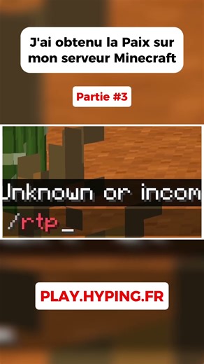 I achieved peace on my Minecraft server (Part 3)