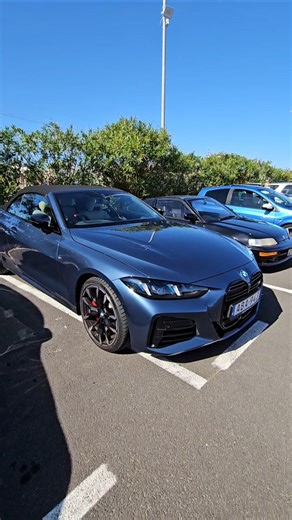 BMW 4 Series Convertible G23 in Arctic Race Blue metallic in #malta
