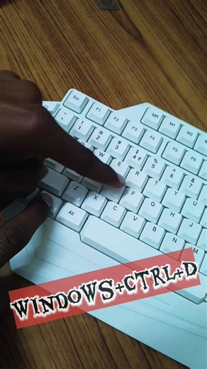 How to create a Vertual Desktop in Windows 11/10#youtubeshorts #shortfeed #shorts #windows#keyboards