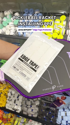 ✨ Pickleball paddle fully geared up with the Ama Sports Edge Tape Protector PPF — sleek, secure, and ready for action (using the Franklin Paris Todd demo)💜 No more scratches, no more worries — just enjoy your game time 🙌 Available in 10 colours — grab yours now at Sportsdeal! 👉 Shop now at Sportsdeal nationwide 🔗 👉 Or WhatsApp us at 019-7297253 💬📲 #Pickleball #PickleballMalaysia #PickleballKL #PickleballCommunity #PickleballIsLife #PickleballGear #PickleballLove #PickleballPPF | Sports De