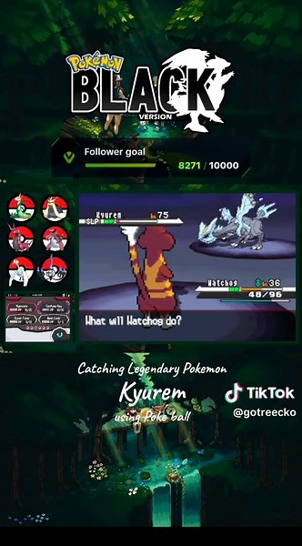 Catching Legendary Pokemon Kyurem with Pokeball