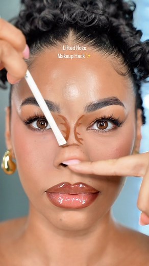 16K views · 2.5K reactions | Lifted nose make hack✨ would you try this?? . . #makeuphacks #makeuphack #makeuptutorial #makeupvideos | VelaBeauty | Facebook