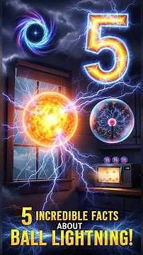 5 Incredible Facts About Ball Lightning! ⚡🟠 (The Most Mysterious Storm Phenomenon!)
