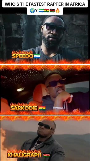 Who's the Fastest Rapper in Africa? Khaligraph vs Sarkodie