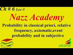 Probability in classical priori, relative frequency, axiomatic,event probability and in subjective