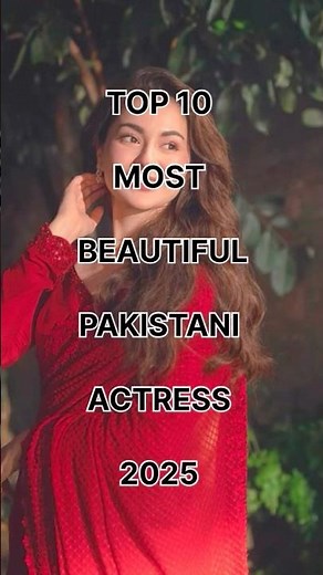 Top 10 Most Beautiful Pakistani Actresses 2025 | Review Everythingg #shorts #actress #pakistan