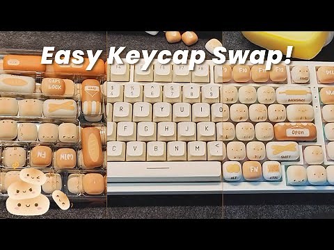 Transform Your Keyboard with Akko's Bun Wonderland Keycap Set! ✨ | Easy Install Tutorial