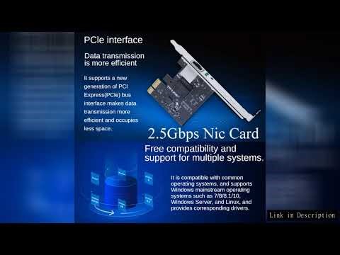 2.5Gbps PCIe Network Card, 2.5G Network Interface Card, Network Adapter Card, 2.5Gbps Nic Card, Chin