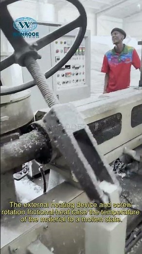 How to recycle textile fibers into plastic pellets?PET recycling pelletizing system#shorts