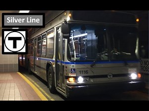 【MBTA】Silver Line 1 Front View - Time Lapsed POV from South Station → Logan Airport → South Station
