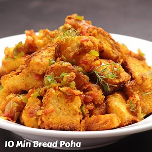 2.9M views · 2.5K reactions | 10-Minute Bread Poha For A Quick Snack - Recipe By Aarti Madan Written Recipe: https://bit.ly/2SZPxqb Follow me on Instagram: https://www.instagram.com/aartimadan/ #BreadPoha #SnackRecipe #RecipeVideo #Recipes #AartiMadan | Aarti Madan | Facebook
