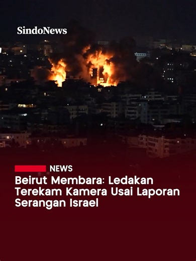 Rekaman video memperlihatkan momen ledakan besar di Beirut yang diduga terjadi setelah serangan Israel terhadap fasilitas media yang disebut berafiliasi dengan Hezbollah. Api dan asap tebal terlihat membubung di langit malam, sementara suara dentuman keras terdengar di sekitar lokasi. Insiden ini terjadi di tengah eskalasi konflik yang meluas antara Israel dan kelompok yang didukung Iran di Lebanon. #Beirut #Lebanon #Israel #Hezbollah #MiddleEast #BreakingNews #WorldNews #KonflikTimurTengah #Geo