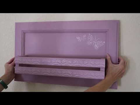 How to Repurpose a Cabinet Door into a Shelf