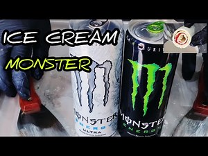 ASMR | How to make Delicious ice cream Recipes 2020 | MONSTER ENERGY DRINK ice cream rolls |