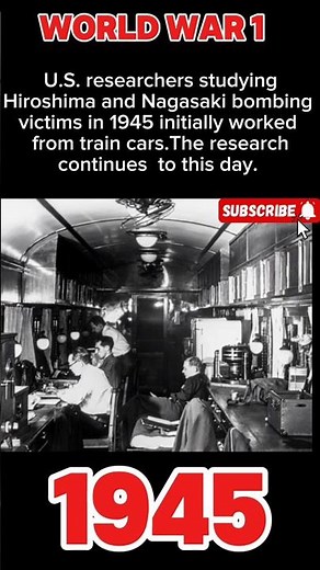 1945: U.S. Begins Atomic Bomb Survivor Study in Hiroshima