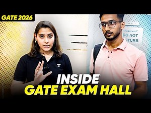 INSIDE GATE Exam Hall 😱 | GATE 2026 Real Exam Experience | Rules & Environment