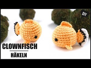 Crochet Clownfish | Amigurumi Fish - Crochet Pattern - DIY by Pfirsichteufel