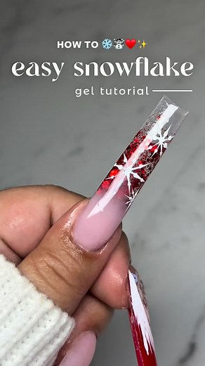 easy snowflake tutorial using @vbeautypure gel polish ❄️❤️ follow @sculptedeuphoria for more ✨ @vbeautypure -045 gel (white) -dotting tool -L liner brush -crystal clear acrylic code: TRICIA to save 💋 #menifeenails #nailinspo vbeautypure @nailsbyalma_ @vbp_willie @vbeautypure @vbp_kevin @daviddilorenzo | Sculpted Euphoria