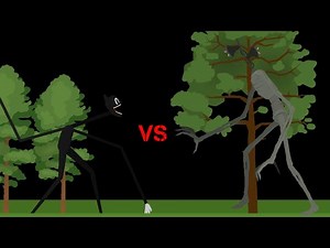 Cartoon cat VS Siren head | Trevor Henderson stick node animation