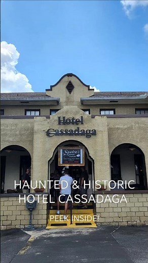 Would you sleep here?? Tour the historic & haunted Cassadaga Hotel