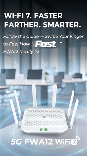 🚀 Follow the guide to experience ultra-fast networking with #FWA12.