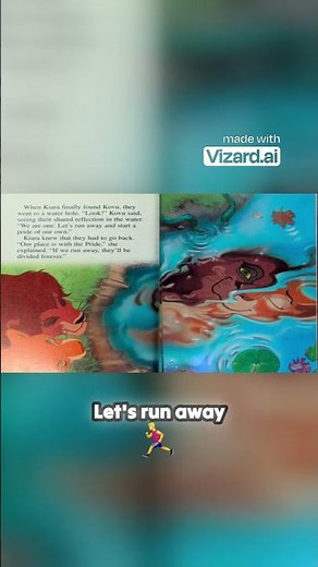 Kiara and Kovu See Their Unity in the Water | The Lion King 2