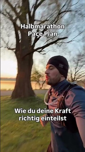 Halbmarathon Pace Plan