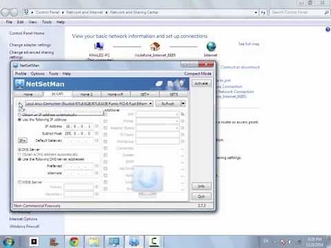كيفية ضبط اعدادت الشبكات بسرعه والتنقل بينها بضغطة زر واحده - شرح مفصل عملي لأستخدام netsetman
