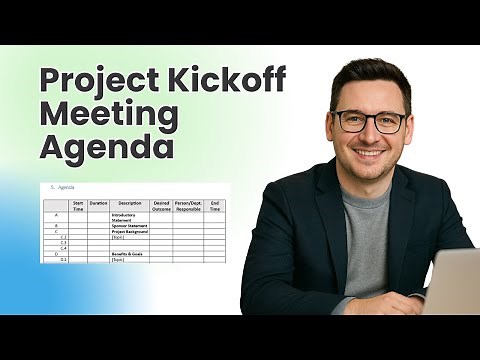 Project Kickoff Meeting Agenda [Template & What To Include]